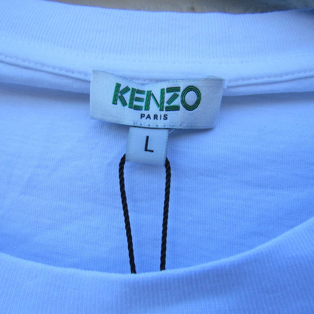KENZO Paris Classic White Tiger T-Shirt SZ L - Picture 4 of 6